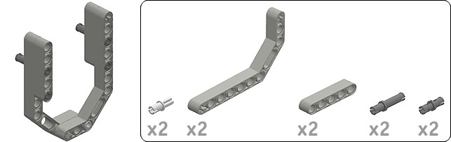 Right Wheel Brace Bill of Materials